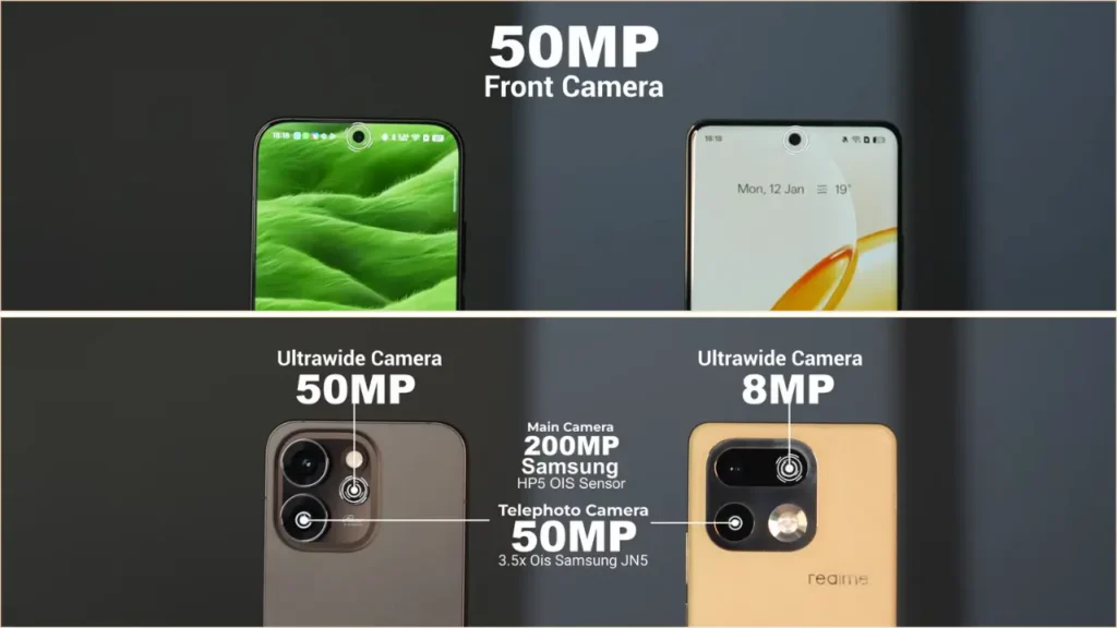 OPPO Reno 15 vs realme 16 Pro Plus Camera