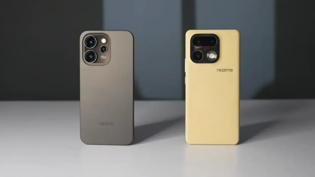 OPPO Reno 15 vs realme 16 Pro Plus Design