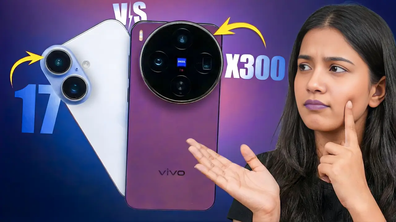 vivo X300 vs iPhone 17
