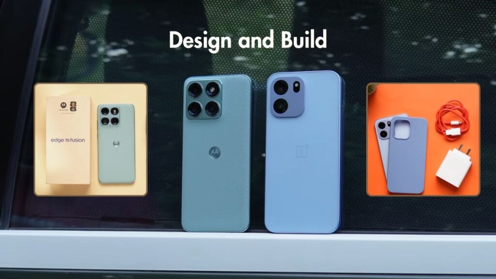 OnePlus Nord CE 6 vs Moto Edge 70 Fusion  Design and Build