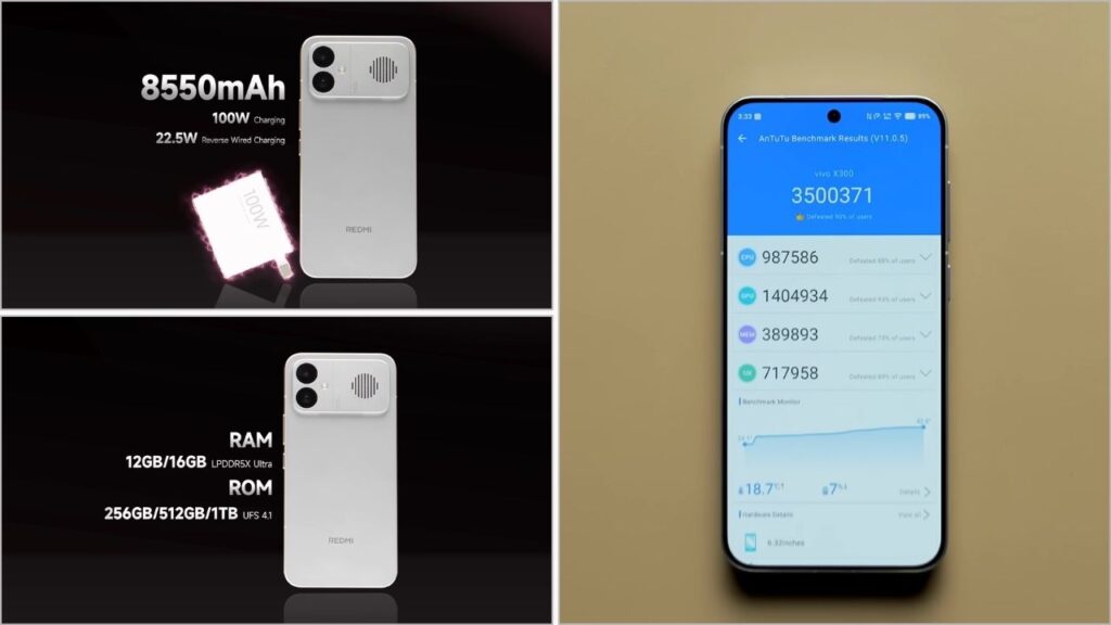 Redmi K90 Max Spacs