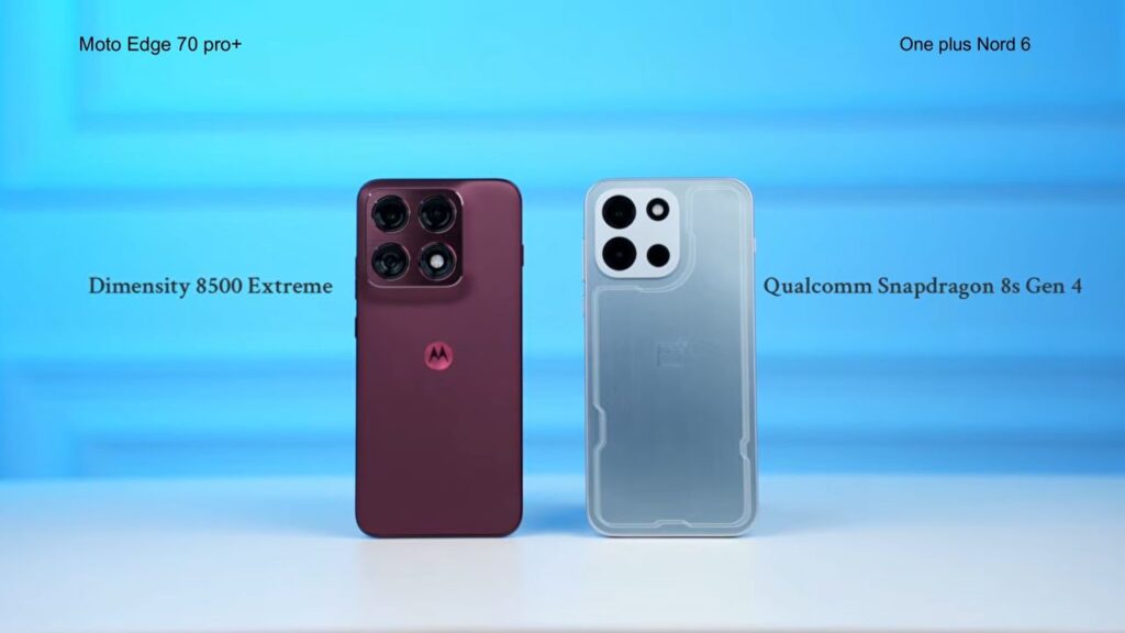 Moto Edge 70 Pro Plus vs OnePlus Nord 6 Hardware