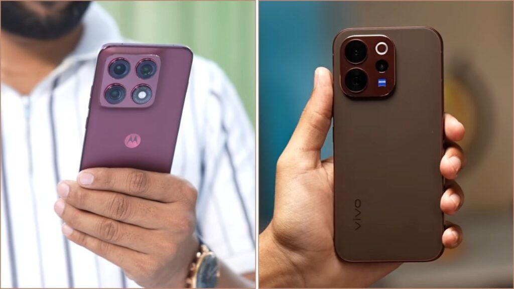 Motorola Edge 70 Pro+ vs vivo V70 Design